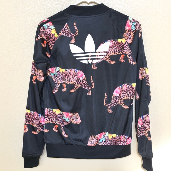 adidas leopard jacket